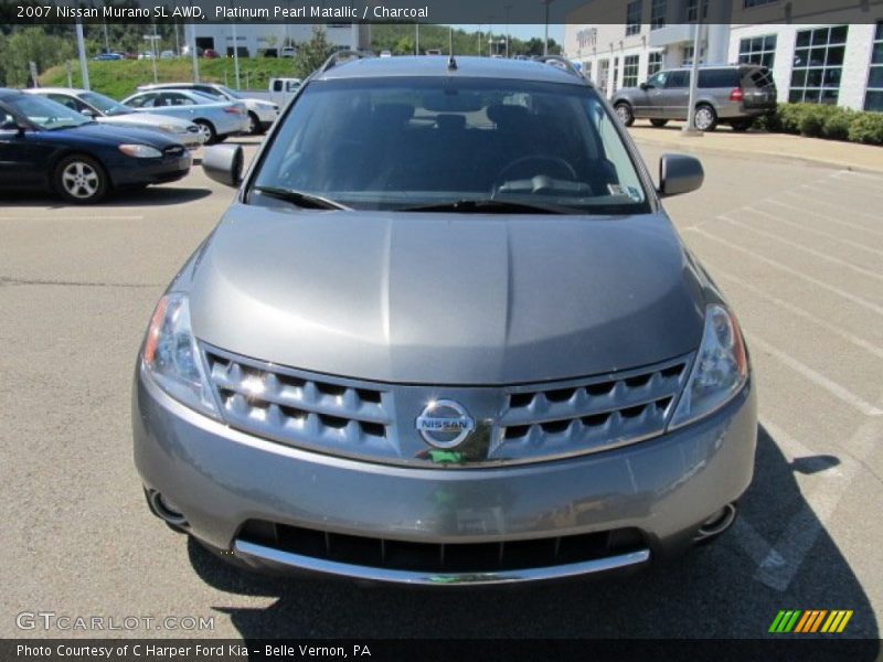 Platinum Pearl Matallic / Charcoal 2007 Nissan Murano SL AWD