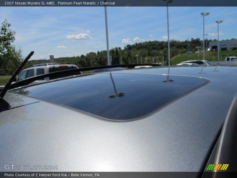 Platinum Pearl Matallic / Charcoal 2007 Nissan Murano SL AWD