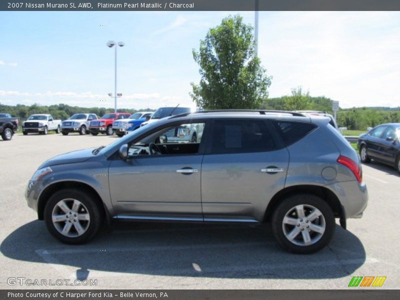 Platinum Pearl Matallic / Charcoal 2007 Nissan Murano SL AWD
