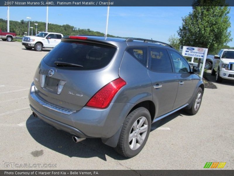 Platinum Pearl Matallic / Charcoal 2007 Nissan Murano SL AWD