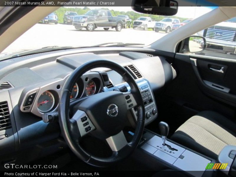 Platinum Pearl Matallic / Charcoal 2007 Nissan Murano SL AWD