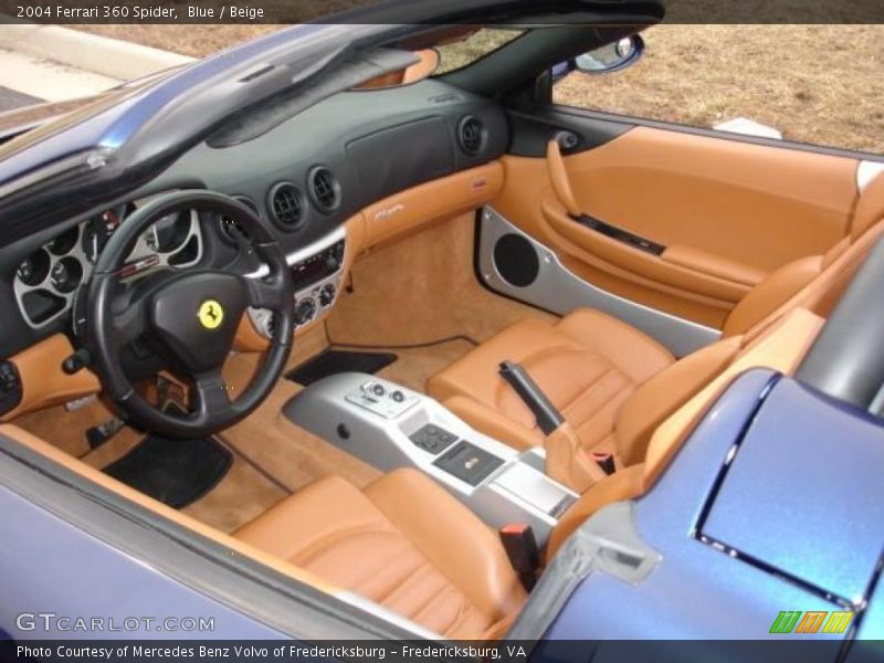 Blue / Beige 2004 Ferrari 360 Spider