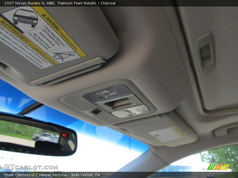 Platinum Pearl Matallic / Charcoal 2007 Nissan Murano SL AWD