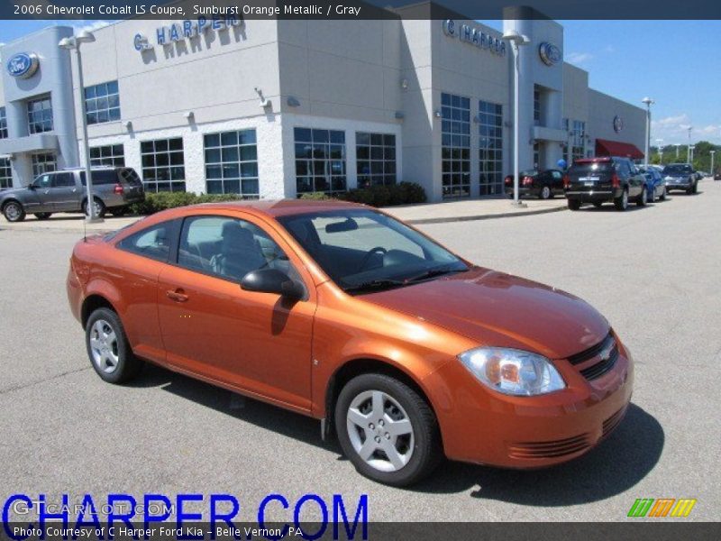 Sunburst Orange Metallic / Gray 2006 Chevrolet Cobalt LS Coupe