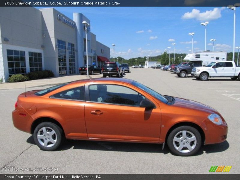 Sunburst Orange Metallic / Gray 2006 Chevrolet Cobalt LS Coupe