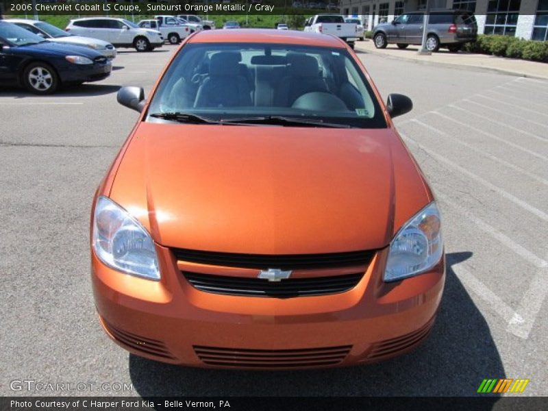 Sunburst Orange Metallic / Gray 2006 Chevrolet Cobalt LS Coupe