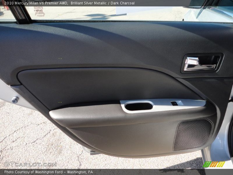 Brilliant Silver Metallic / Dark Charcoal 2010 Mercury Milan V6 Premier AWD