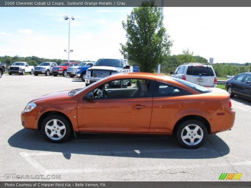 Sunburst Orange Metallic / Gray 2006 Chevrolet Cobalt LS Coupe