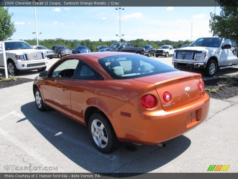 Sunburst Orange Metallic / Gray 2006 Chevrolet Cobalt LS Coupe