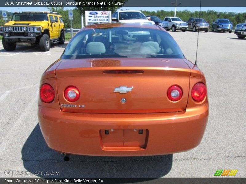 Sunburst Orange Metallic / Gray 2006 Chevrolet Cobalt LS Coupe