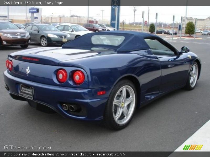 Blue / Beige 2004 Ferrari 360 Spider