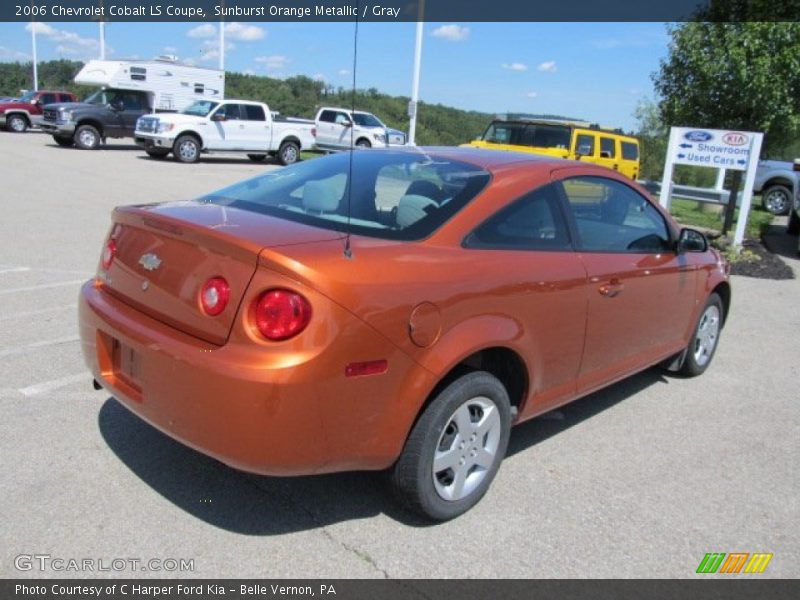 Sunburst Orange Metallic / Gray 2006 Chevrolet Cobalt LS Coupe