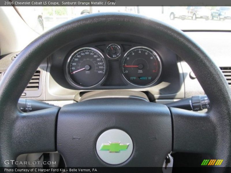 Sunburst Orange Metallic / Gray 2006 Chevrolet Cobalt LS Coupe