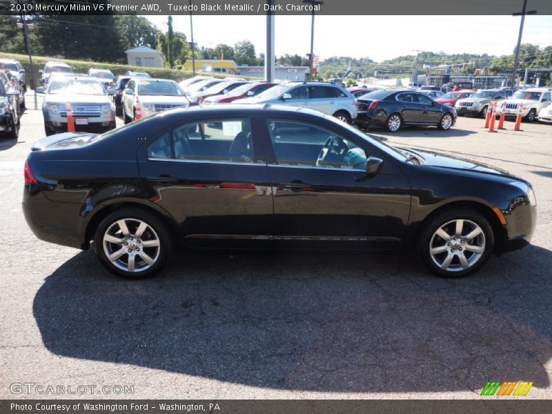 Tuxedo Black Metallic / Dark Charcoal 2010 Mercury Milan V6 Premier AWD