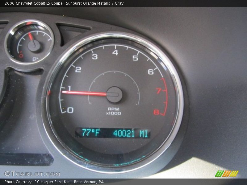 Sunburst Orange Metallic / Gray 2006 Chevrolet Cobalt LS Coupe