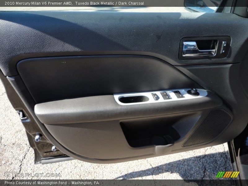 Tuxedo Black Metallic / Dark Charcoal 2010 Mercury Milan V6 Premier AWD
