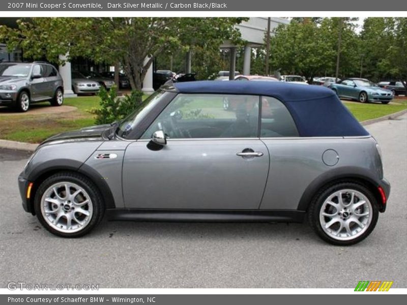 Dark Silver Metallic / Carbon Black/Black 2007 Mini Cooper S Convertible