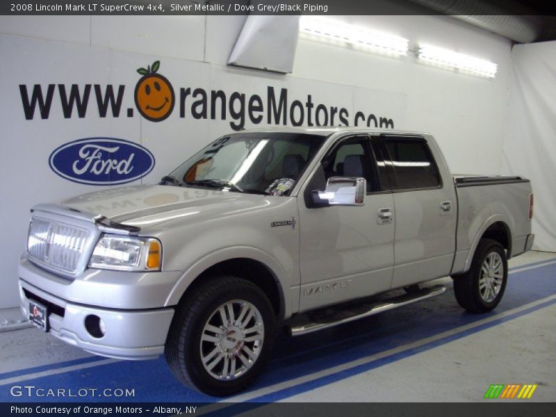 Silver Metallic / Dove Grey/Black Piping 2008 Lincoln Mark LT SuperCrew 4x4