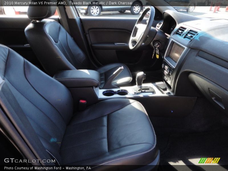 Tuxedo Black Metallic / Dark Charcoal 2010 Mercury Milan V6 Premier AWD