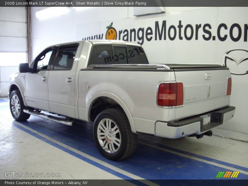 Silver Metallic / Dove Grey/Black Piping 2008 Lincoln Mark LT SuperCrew 4x4