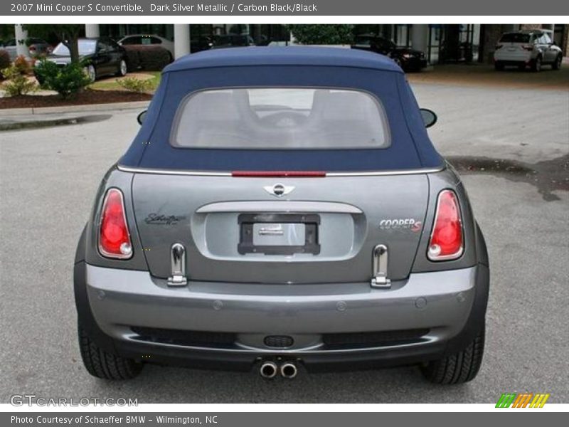 Dark Silver Metallic / Carbon Black/Black 2007 Mini Cooper S Convertible