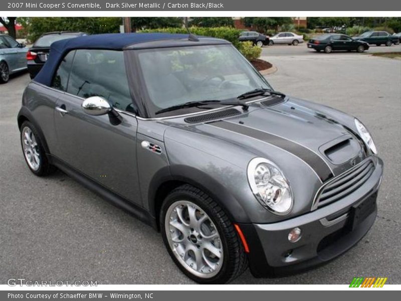 Dark Silver Metallic / Carbon Black/Black 2007 Mini Cooper S Convertible