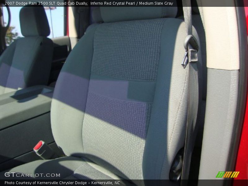 Inferno Red Crystal Pearl / Medium Slate Gray 2007 Dodge Ram 3500 SLT Quad Cab Dually