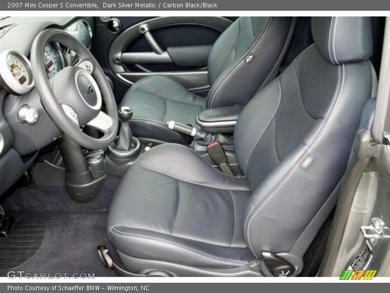 Dark Silver Metallic / Carbon Black/Black 2007 Mini Cooper S Convertible