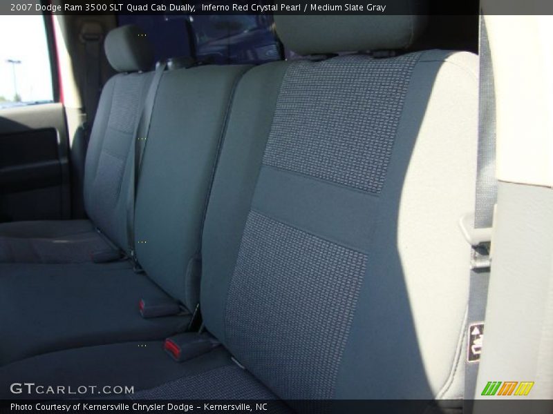 Inferno Red Crystal Pearl / Medium Slate Gray 2007 Dodge Ram 3500 SLT Quad Cab Dually