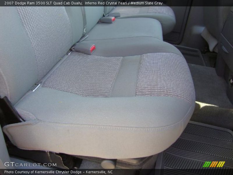 Inferno Red Crystal Pearl / Medium Slate Gray 2007 Dodge Ram 3500 SLT Quad Cab Dually