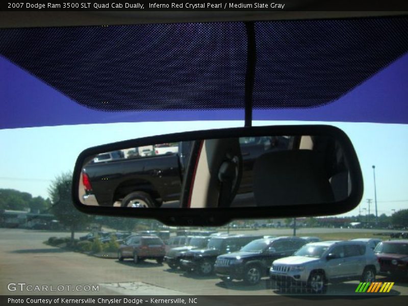Inferno Red Crystal Pearl / Medium Slate Gray 2007 Dodge Ram 3500 SLT Quad Cab Dually