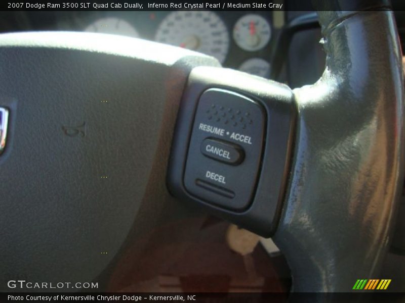 Inferno Red Crystal Pearl / Medium Slate Gray 2007 Dodge Ram 3500 SLT Quad Cab Dually