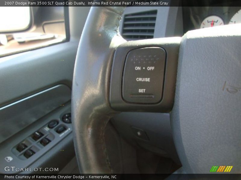 Inferno Red Crystal Pearl / Medium Slate Gray 2007 Dodge Ram 3500 SLT Quad Cab Dually