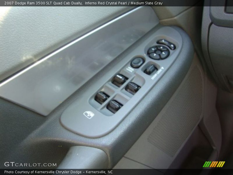 Inferno Red Crystal Pearl / Medium Slate Gray 2007 Dodge Ram 3500 SLT Quad Cab Dually