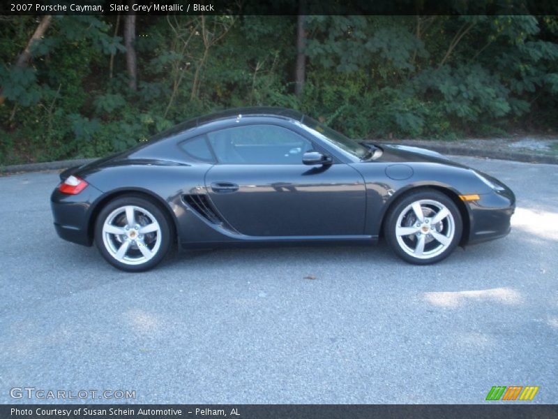 Slate Grey Metallic / Black 2007 Porsche Cayman