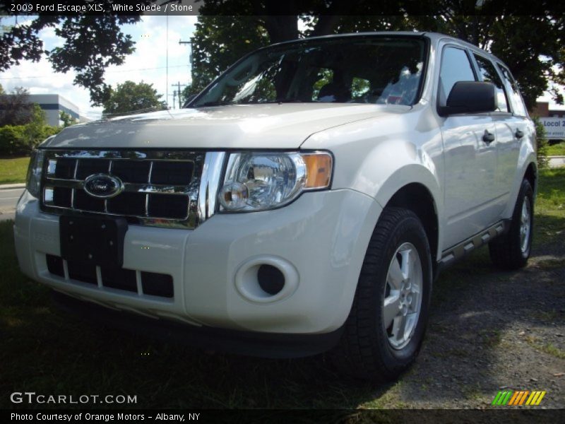 White Suede / Stone 2009 Ford Escape XLS