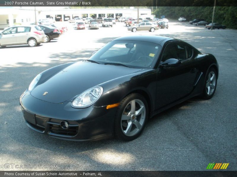 Slate Grey Metallic / Black 2007 Porsche Cayman