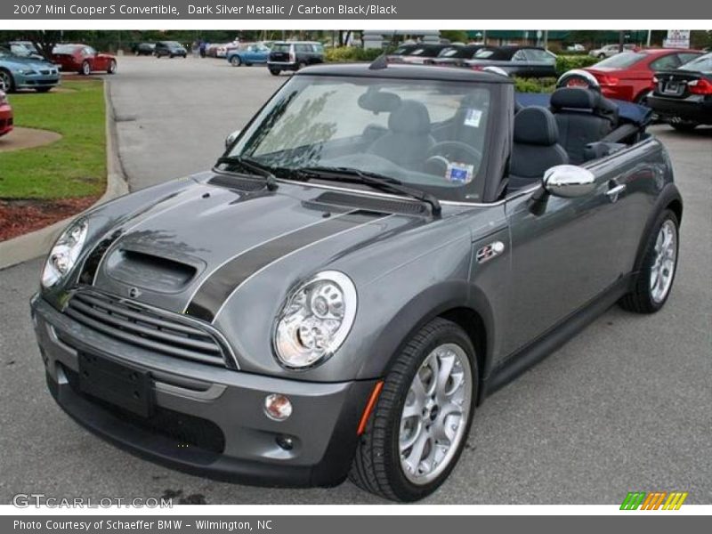 Dark Silver Metallic / Carbon Black/Black 2007 Mini Cooper S Convertible