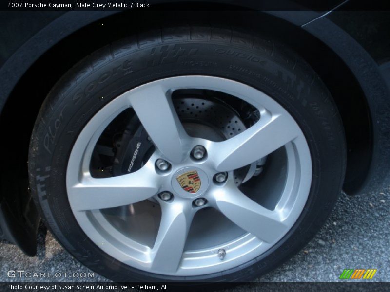 Slate Grey Metallic / Black 2007 Porsche Cayman