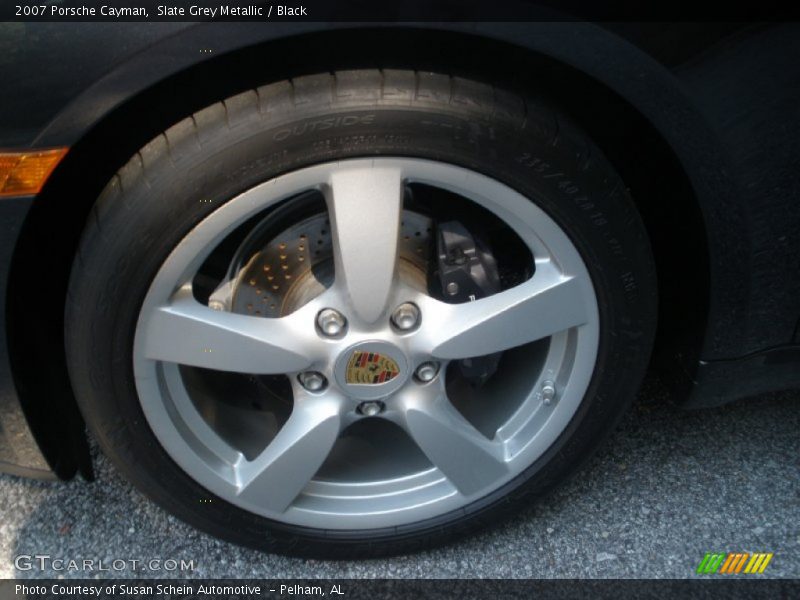 Slate Grey Metallic / Black 2007 Porsche Cayman