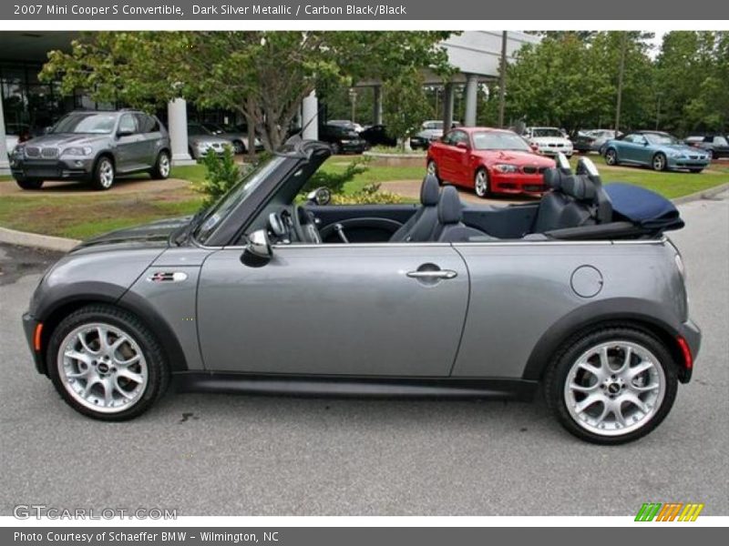 Dark Silver Metallic / Carbon Black/Black 2007 Mini Cooper S Convertible