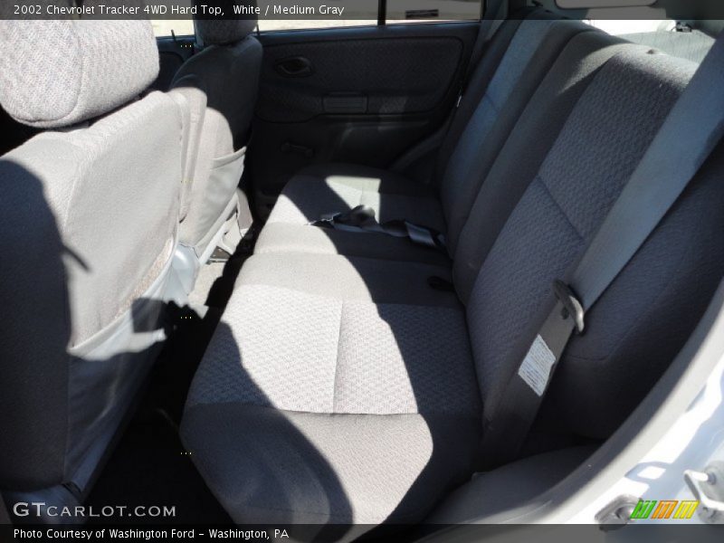 White / Medium Gray 2002 Chevrolet Tracker 4WD Hard Top