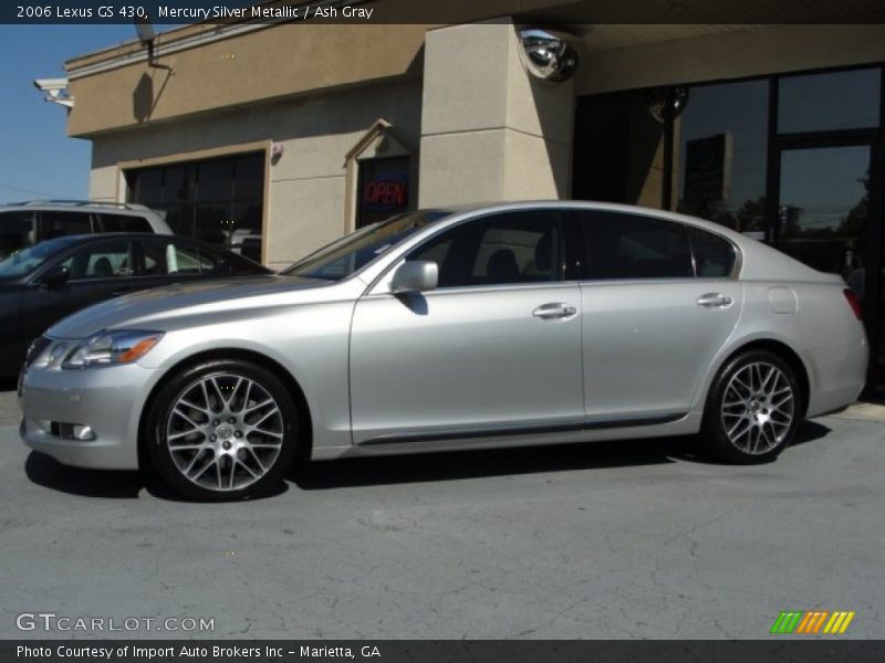 Mercury Silver Metallic / Ash Gray 2006 Lexus GS 430