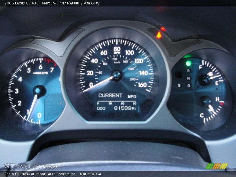  2006 GS 430 430 Gauges