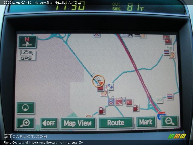 Mercury Silver Metallic / Ash Gray 2006 Lexus GS 430