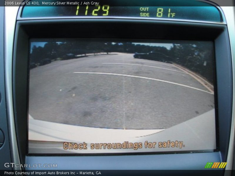 Mercury Silver Metallic / Ash Gray 2006 Lexus GS 430