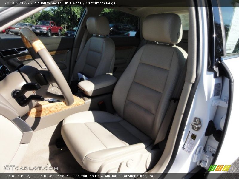 Ibis White / Cardamom Beige 2008 Audi A6 3.2 quattro Sedan