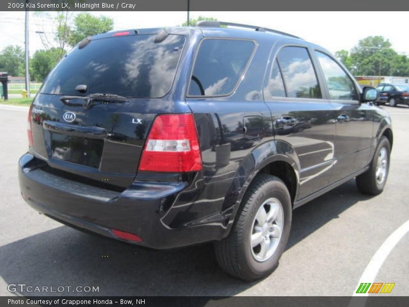Midnight Blue / Gray 2009 Kia Sorento LX