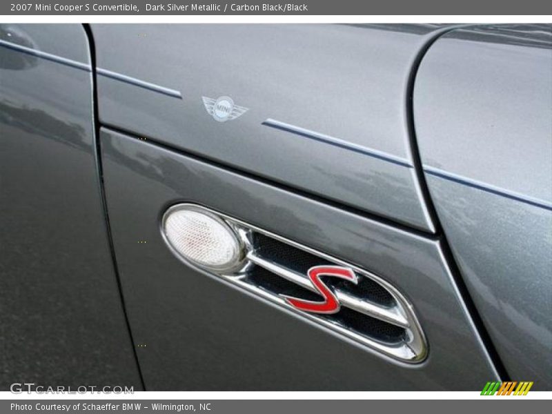 Dark Silver Metallic / Carbon Black/Black 2007 Mini Cooper S Convertible