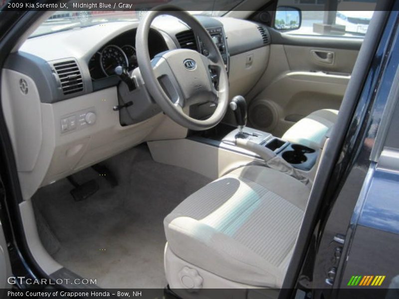 Midnight Blue / Gray 2009 Kia Sorento LX